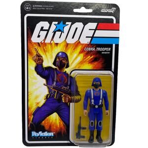 G.I. Joe Cobra Trooper Infantry Reaction Figures Super 7 Hasbro 2021 New Sealed